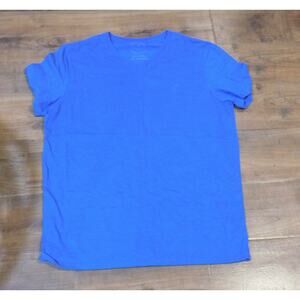 Mens T-Shirt J.Crew Crew Neck Casual Dark Navy Large